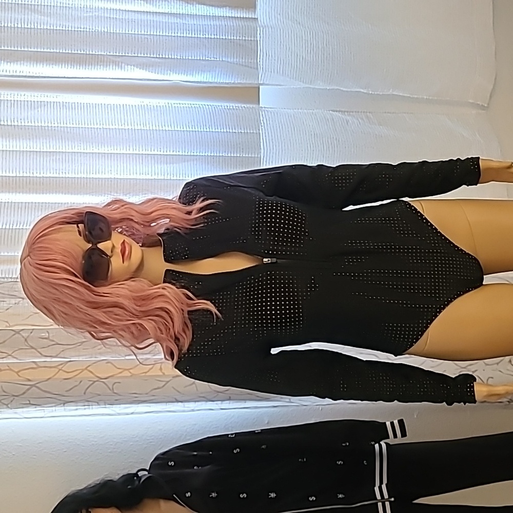 Fabletics Rash Guard Bodysuit Swim L